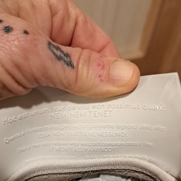 Esse ut Esse White Leather Fringe Sneakers EU 40 US 10 - Picture 10 of 14